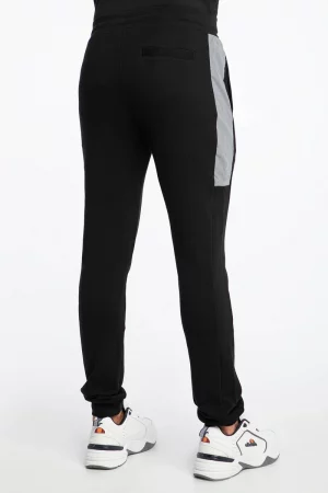 Ellesse Pantalon de jogging Pleiadies avec bande réfléchissante Noir