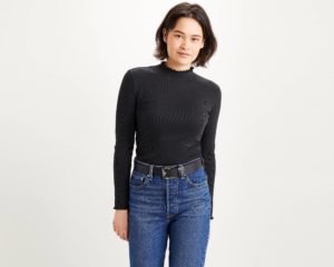 LEVI'S Ceinture Femme Free Belt Noire