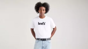 LEVI'S Ceinture contrastée Noire