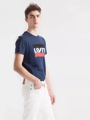 LEVI'S T-Shirt graphique Sportwear Bleu marine