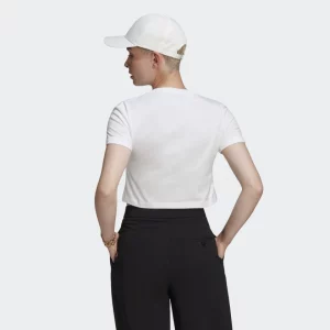ADIDAS Crop Top Adicolor Classics Regular Fit Blanc