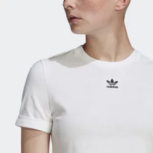 ADIDAS Crop Top Adicolor Classics Regular Fit Blanc