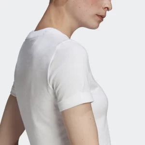 ADIDAS Crop Top Adicolor Classics Regular Fit Blanc