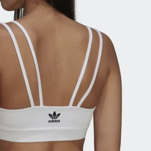 ADIDAS Haut brassière Adicolor classics Blanc