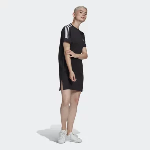 ADIDAS Robe T-Shirt Adicolor classics ROLL-UP sleeve Noir