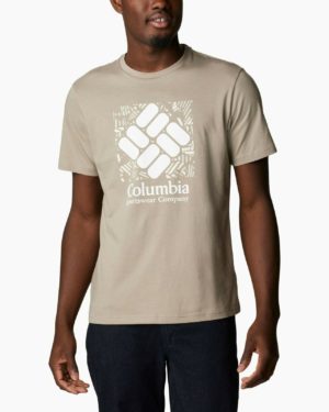 COLUMBIA T-Shirt Rapid Ridge Graphic Beige