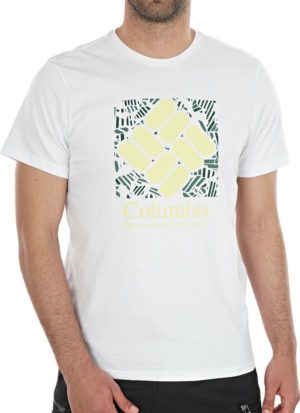 COLUMBIA T-Shirt Rapid Ridge Graphic Blanc