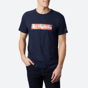 COLUMBIA T-Shirt Rapid Ridge Graphic Bleu Marine