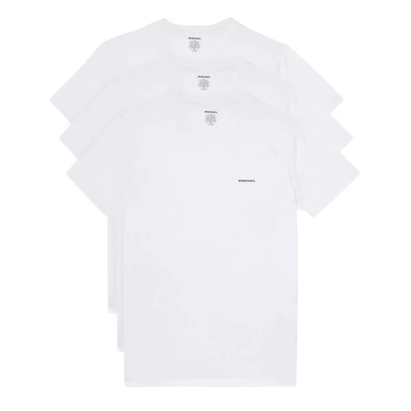 Diesel Lot de 3 T-Shirts Blanc