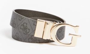 GUESS Ceinture Alisa réversible Grise