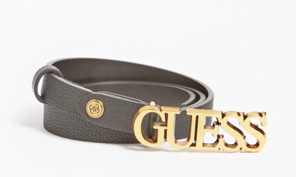 GUESS Ceinture Destiny logo Belt Noire