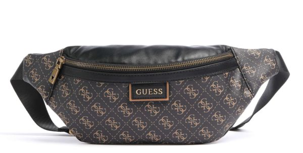 GUESS Sac banane Vezzola logo 4g Noir