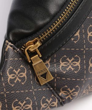 GUESS Sac banane Vezzola logo 4g Noir