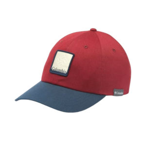 COLUMBIA Casquette logo brodé en coton mélangé Rouge