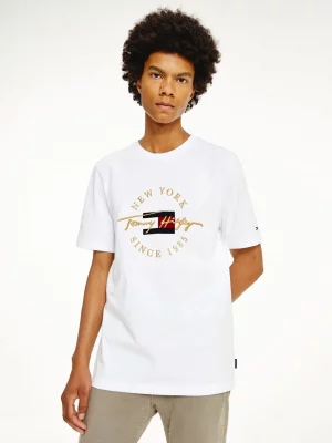 TOMMY HILFIGER T-Shirt icons exclusive en coton bio Blanc