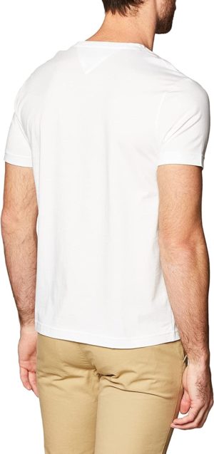 TOMMY HILFIGER T-Shirt avec imprimé emblématique Blanc