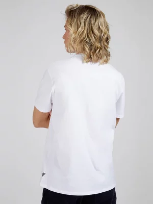 GUESS T-Shirt Club logo Blanc