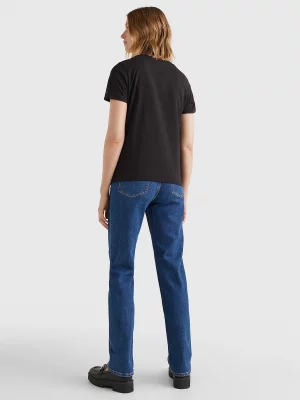 TOMMY HILFIGER T-Shirt en coton bio à logo Noir 4