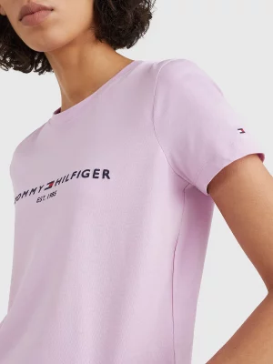 TOMMY HILFIGER T-Shirt en coton bio à logo Rose