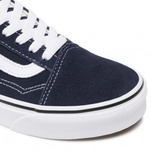 VANS Chaussures en daim et en toile OLD SKOOL Bleue marine