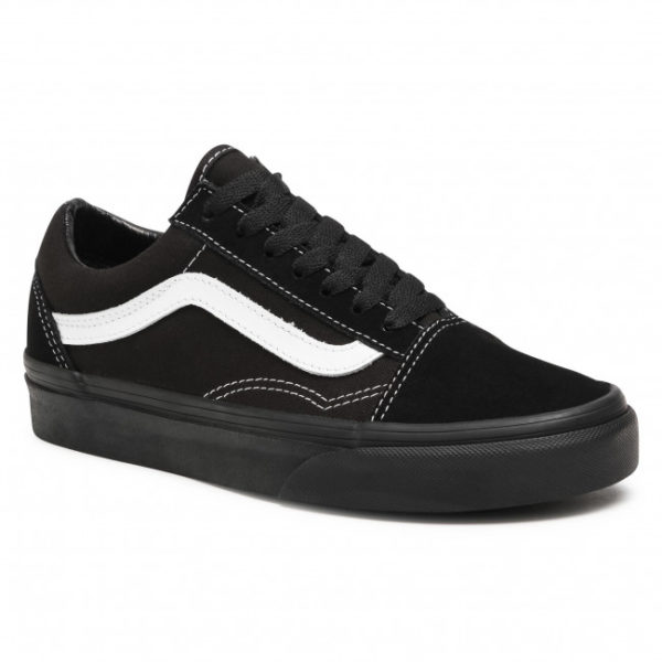 VANS Chaussures en daim et en toile OLD SKOOL Noire