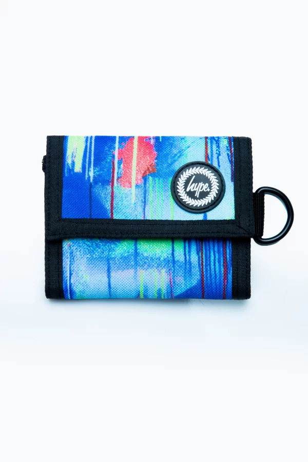 JUST HYPE Portefeuille Spray Bleu