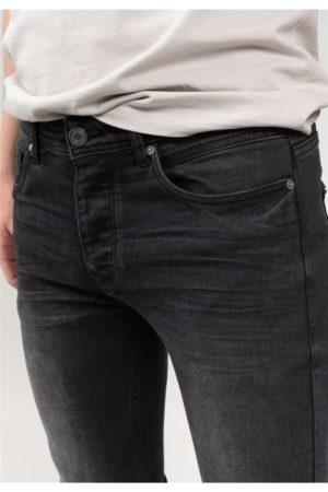 DEELUXE Jeans Slim SLOANN Noir délavé