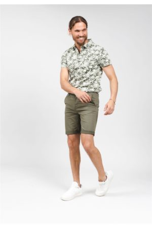 DEELUXE Short chino Slim Varty Kaki