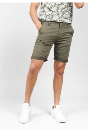 DEELUXE Short chino Slim Varty Kaki