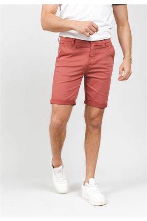 DEELUXE Short chino Slim Varty Pêche