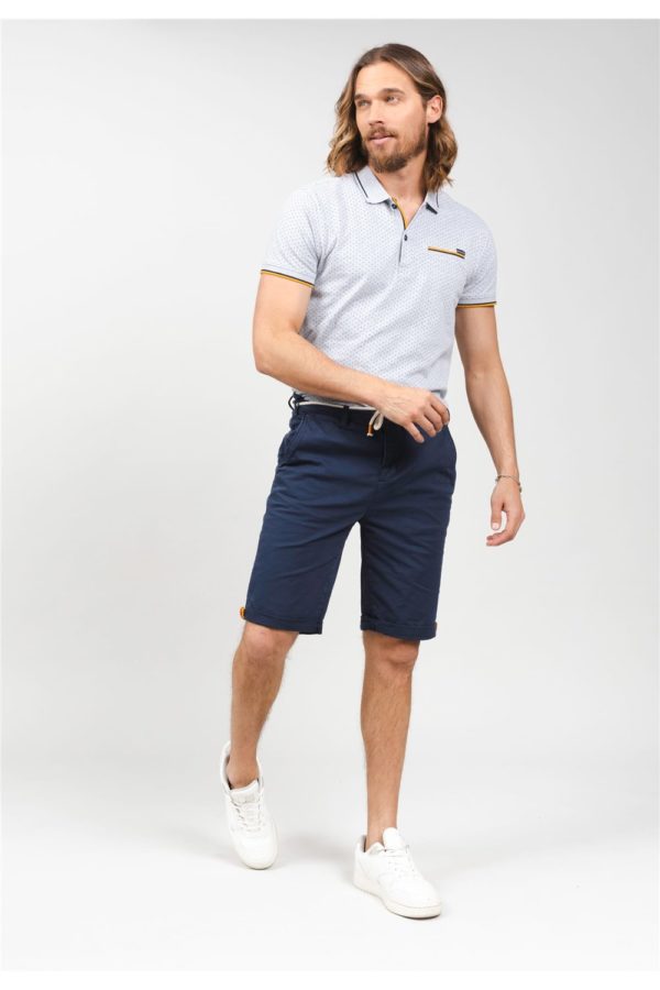 DEELUXE Short court slim Karma Bleu marine