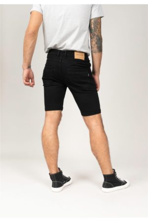 DEELUXE Short en jens Slim Kurt Noir