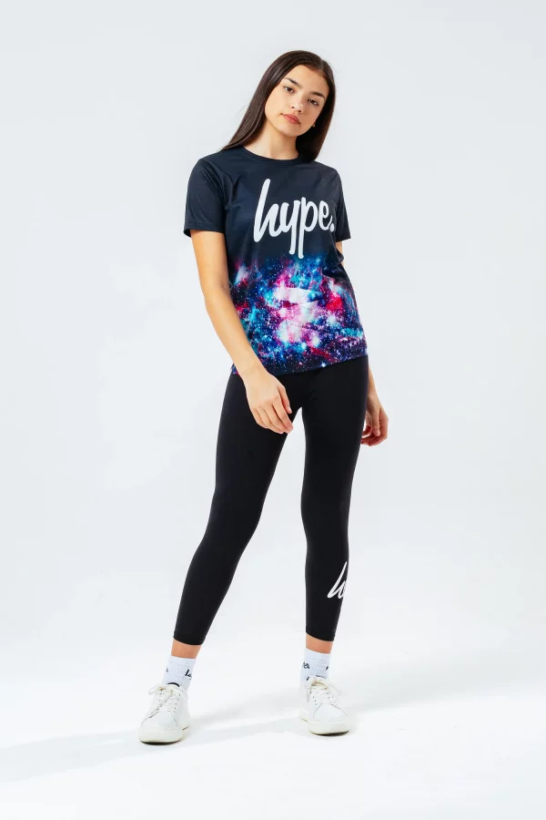 JUST HYPE Ensemble t-shirt et leggings Black Space