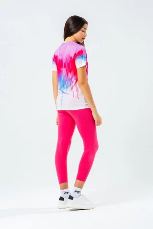 JUST HYPE Ensemble t-shirt et leggings Pink Drip