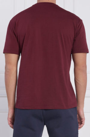 Emporio Armani 7 T-shirt Regular Fit avec imprimé EA7 Bordeaux
