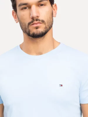 TOMMY HILFIGER T-Shirt col essentiel Bleu 3