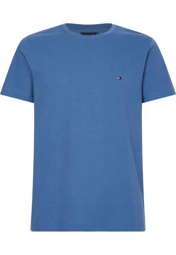 TOMMY HILFIGER T-Shirt col essentiel Bleu indigo 1