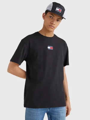 TOMMY HILFIGER T-Shirt coupe classique à badger Noir 1