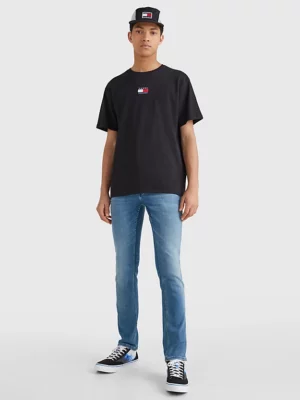 TOMMY HILFIGER T-Shirt coupe classique à badger Noir 2