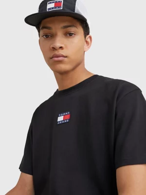 TOMMY HILFIGER T-Shirt coupe classique à badger Noir 3